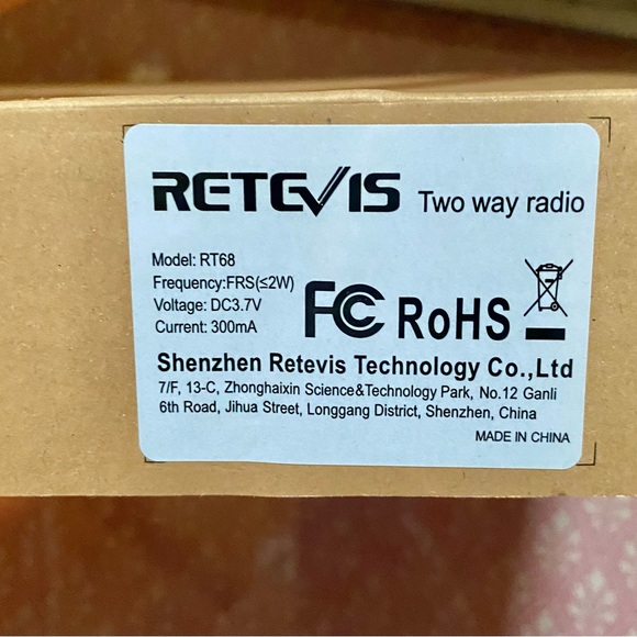 🔥Retevis RT68 Two-Way Radios - Wide Range, 2 Walkie Talkies🔥 NIB - Picture 9 of 10
